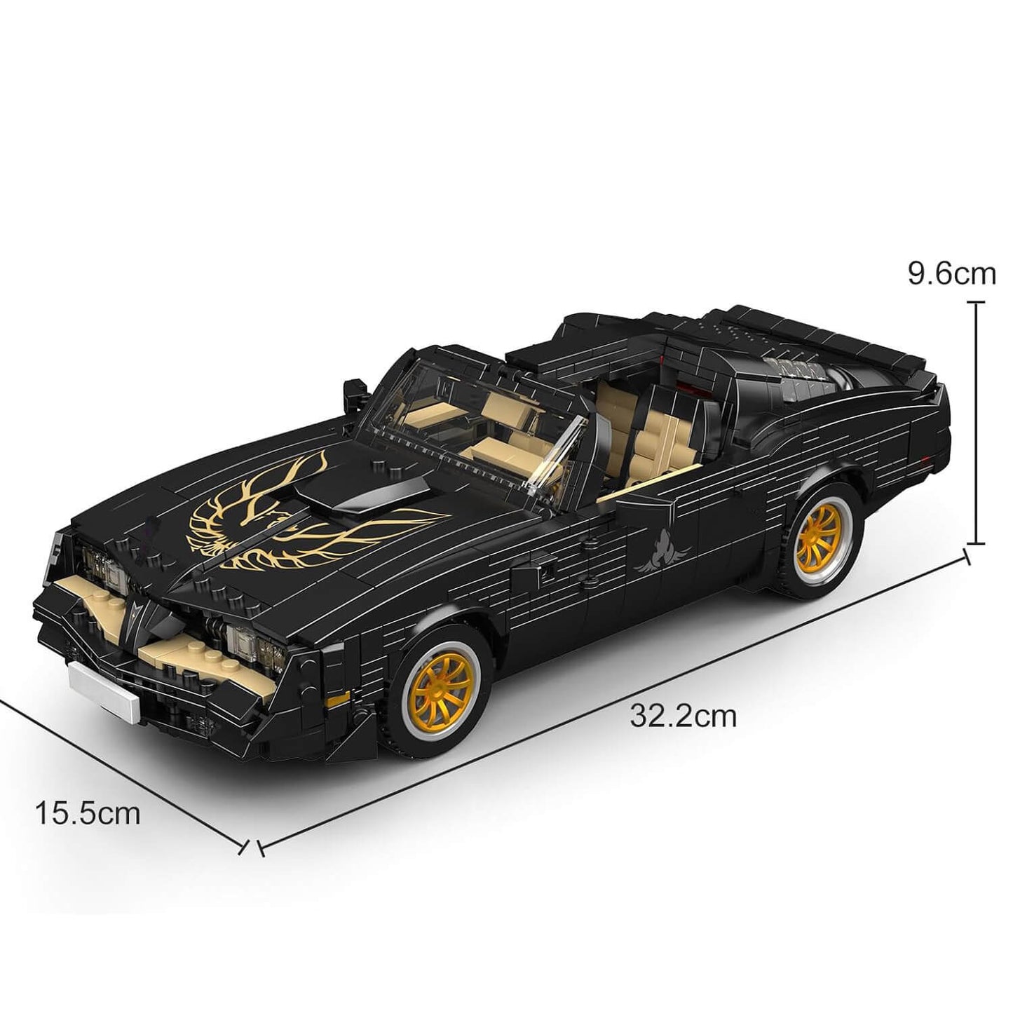 1981 Retro Muscle Coupe | 1556pcs