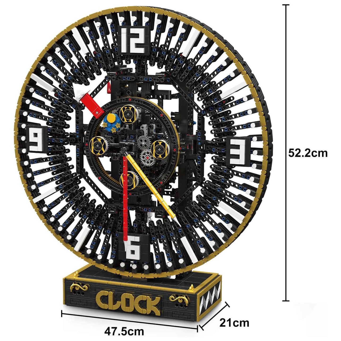 Motorized Steampunk Mechanical Clock | 3674pcs