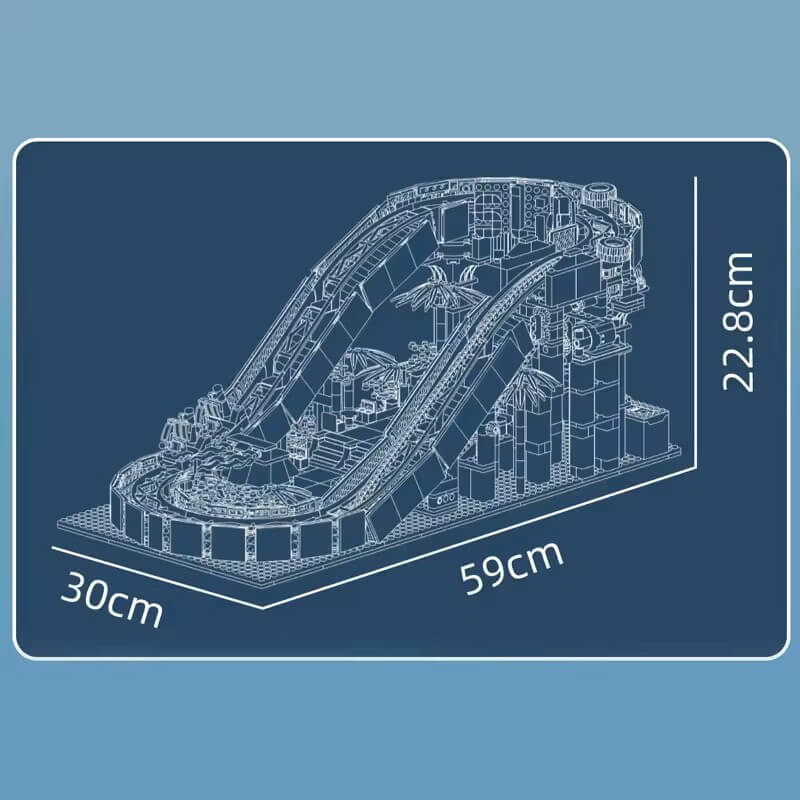 Motorized Water Slide | 2087pcs
