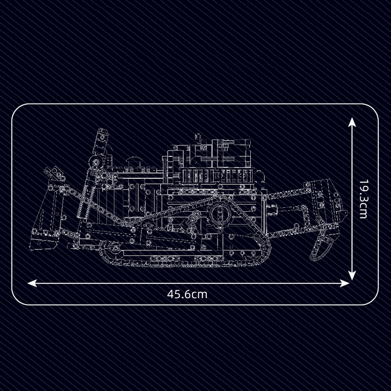 Construction Bulldozer Remote Control | 1507pcs