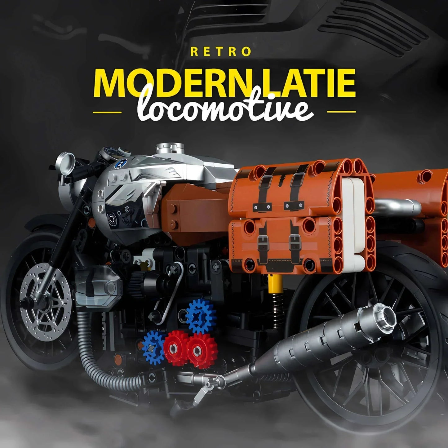 Retro Classic Motorcycle | 925pcs
