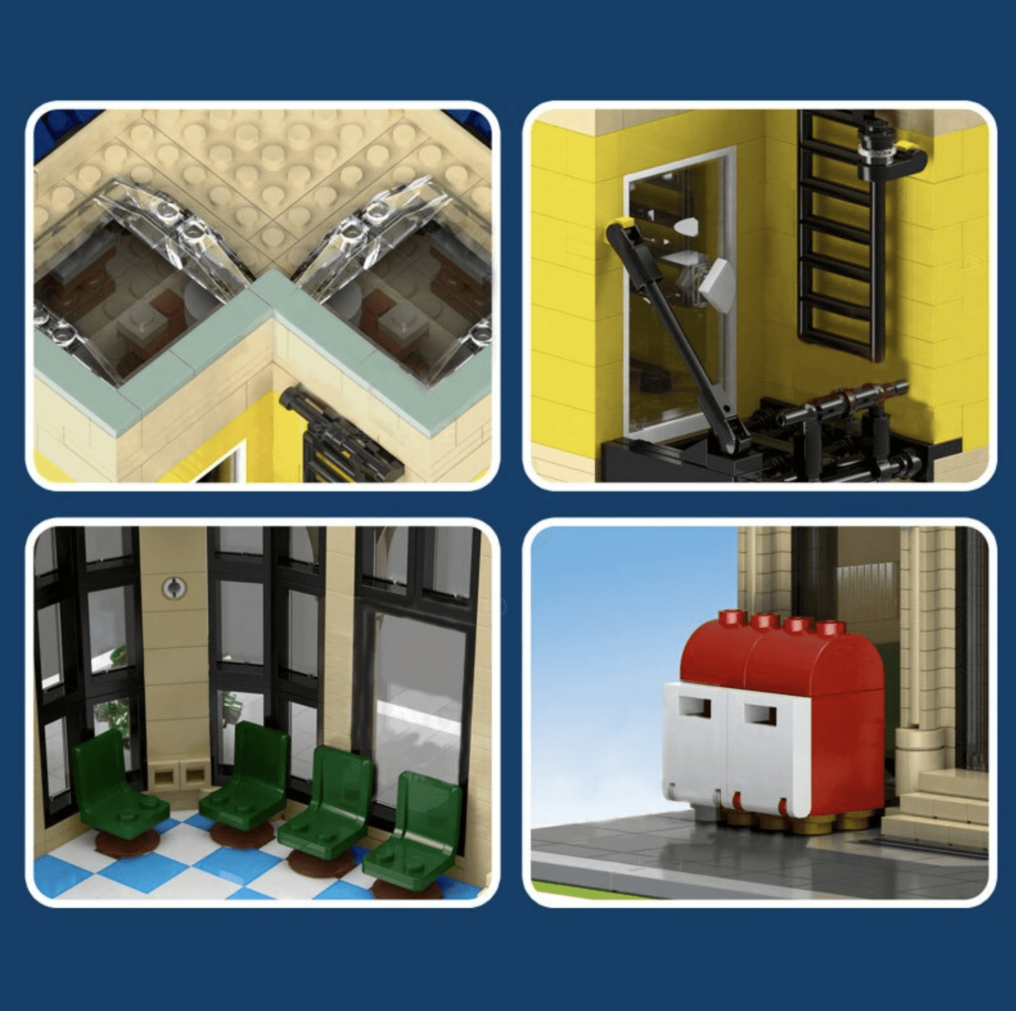 Corner Post Office | 4031pcs