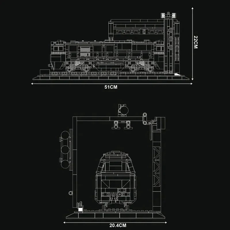 Freight Train | 1979pcs