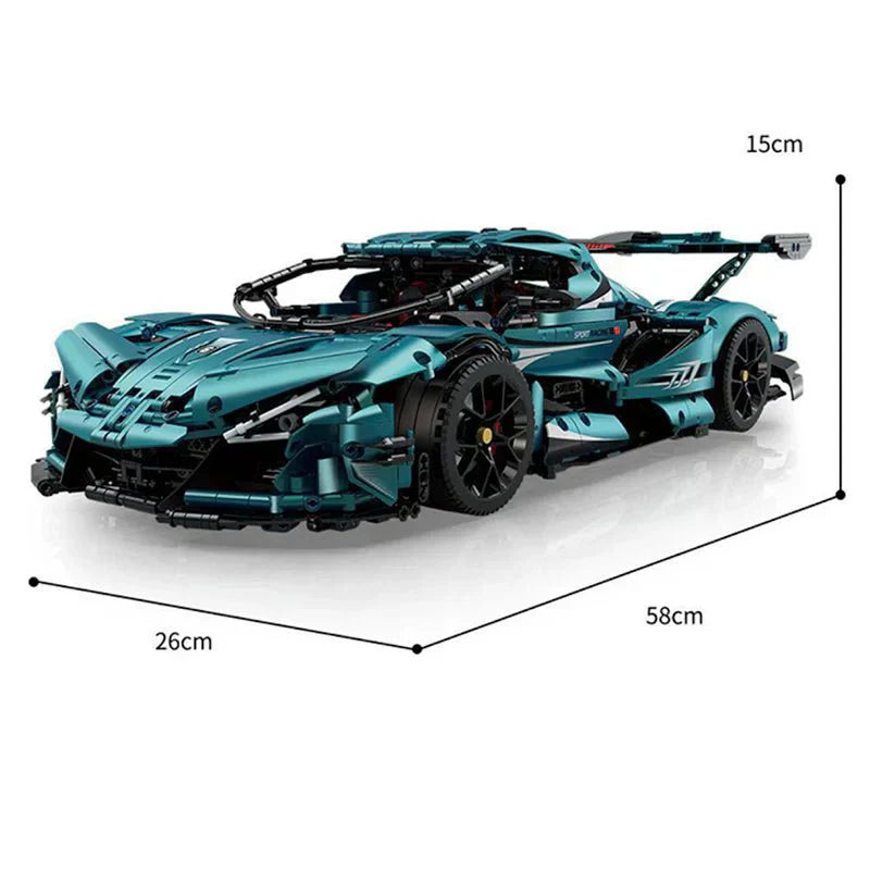 Blue Track-Only Hypercar | 3467pcs
