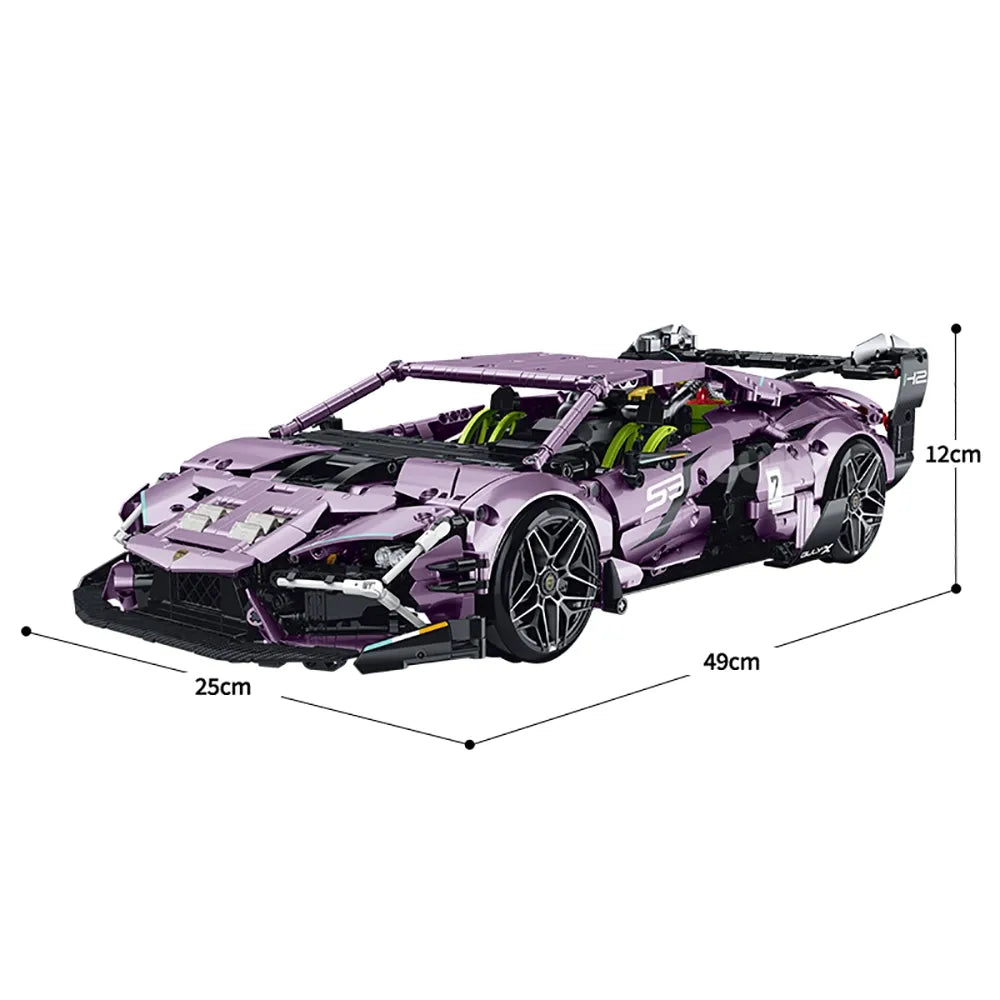 Hybrid Italian Bull Supercar | 2074pcs
