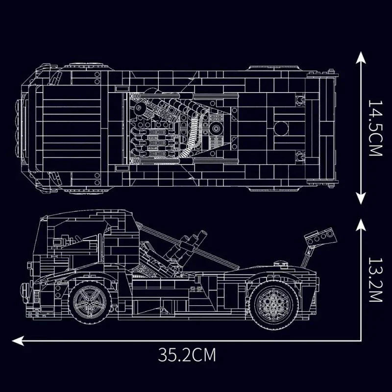 Knight Truck Technic | 1604pcs