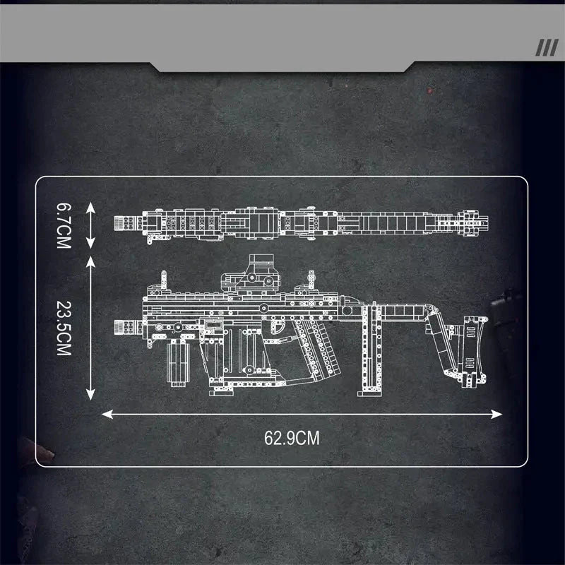 Motorized KRISS Vector SMG Gun