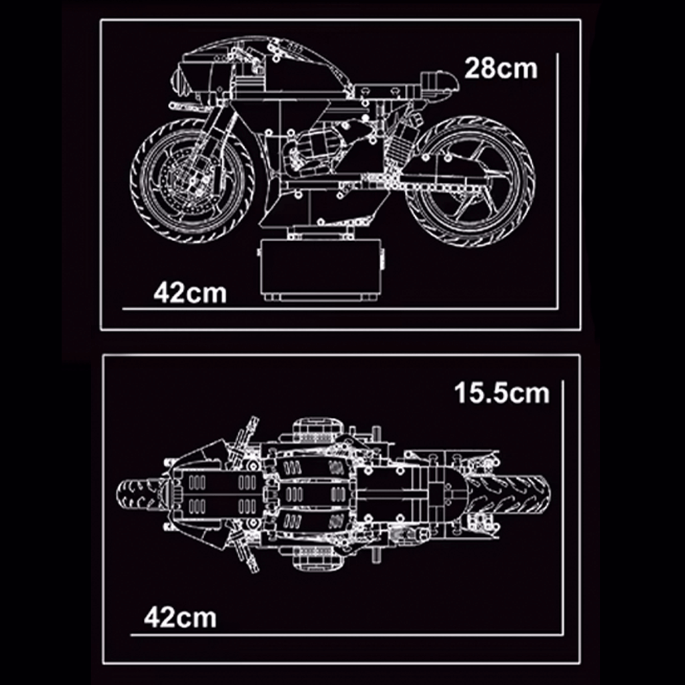 Futuristic Hyperbike | 1445pcs