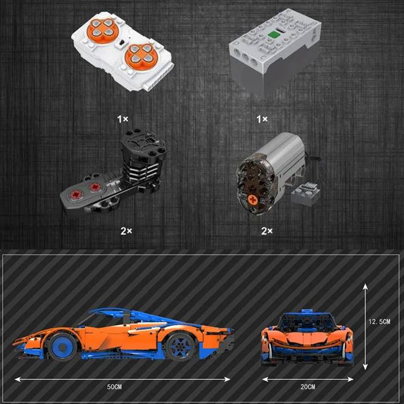 British Sabre Racer Remote Control | 1817pcs
