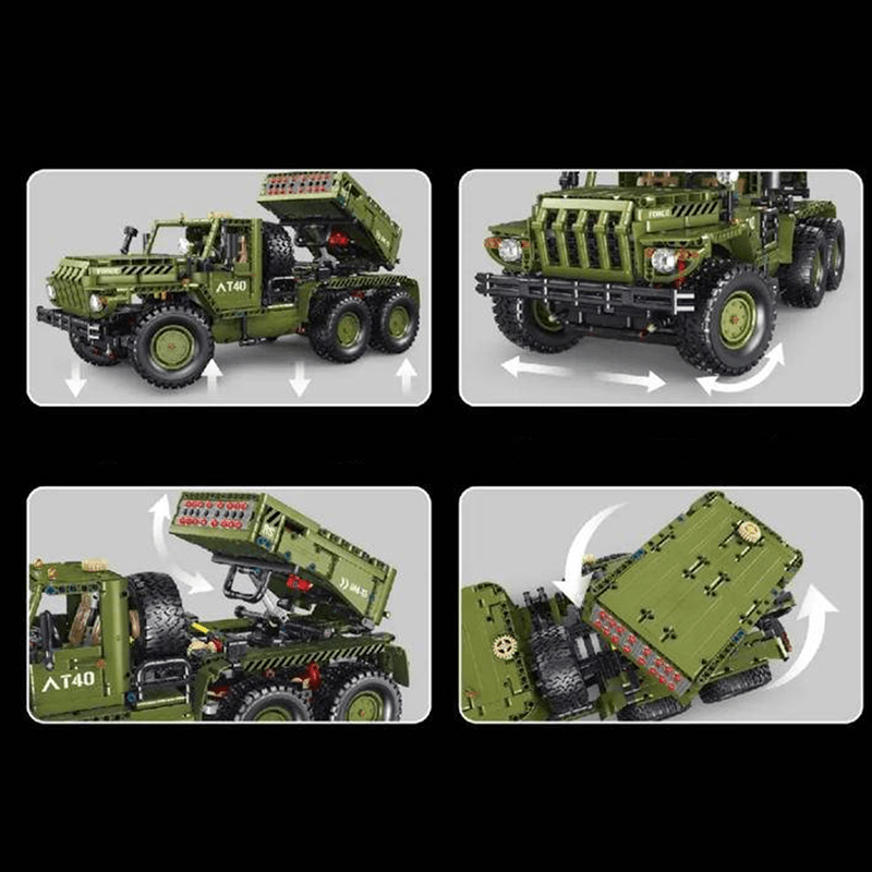 Remote Controlled Katyusha Rocket Launcher | 2267pcs