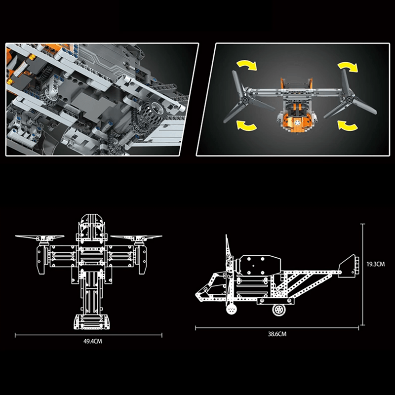 Remote Controlled Plane | 587pcs