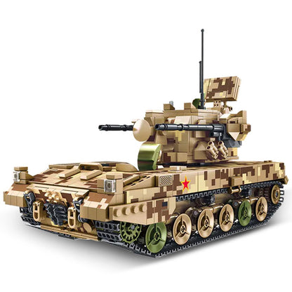 09 Type 35mm Tracked Self Propelled Anti Aircraft Artillery