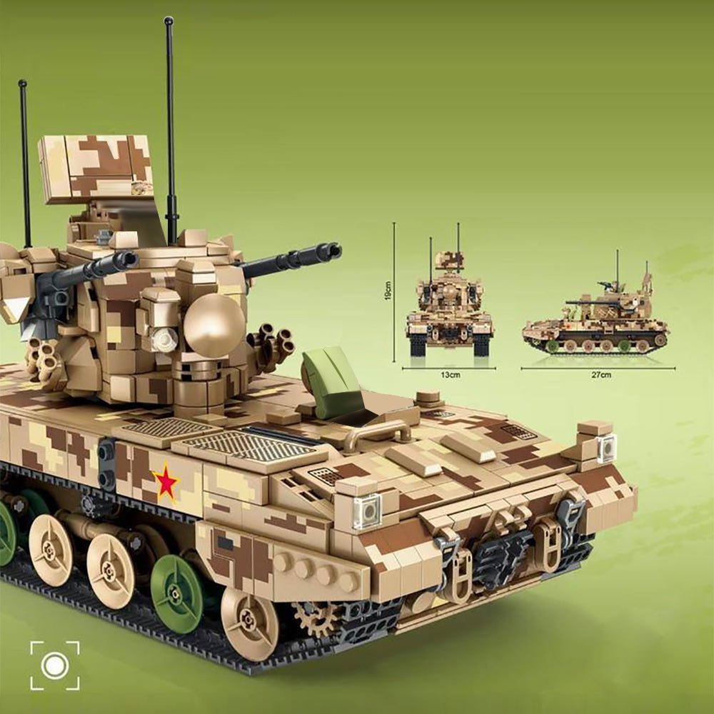 09 Type 35mm Tracked Self Propelled Anti Aircraft Artillery