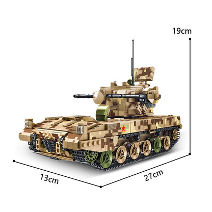 09 Type 35mm Tracked Self Propelled Anti Aircraft Artillery
