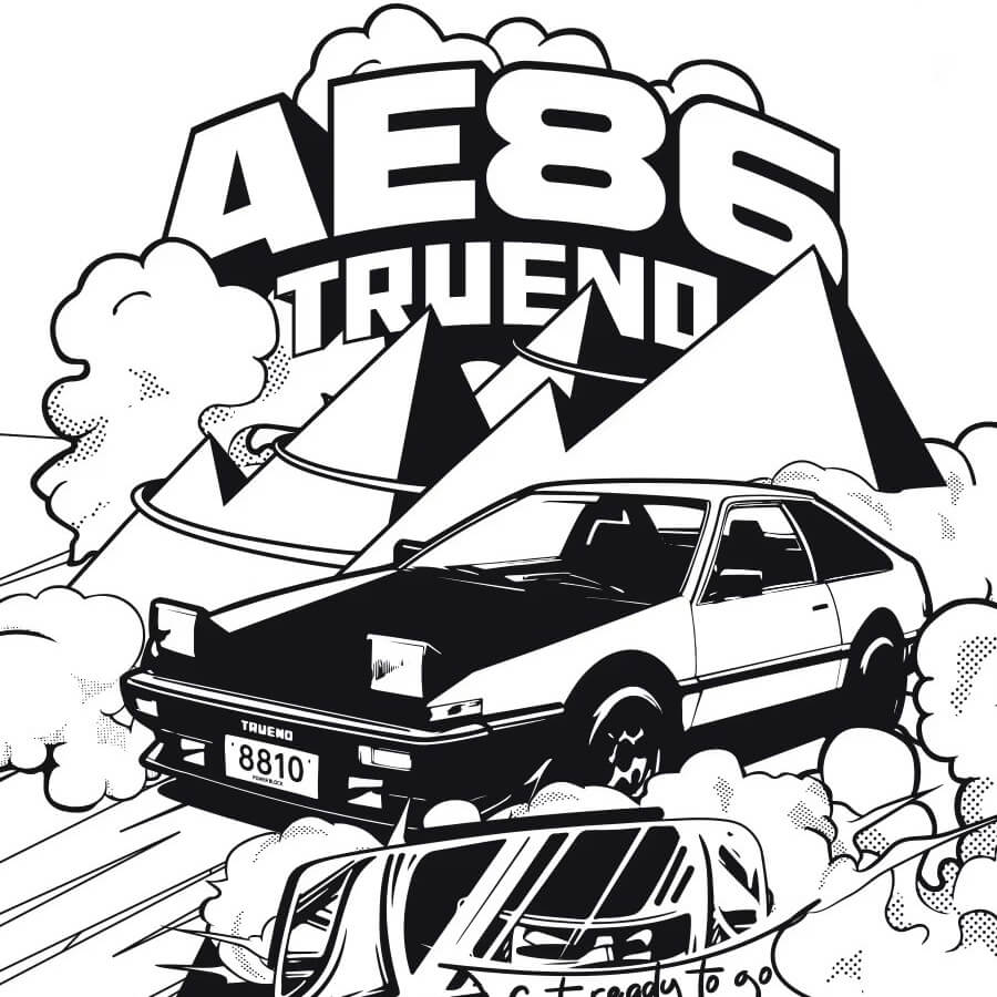 Toyota AE86 Corolla | 326pcs