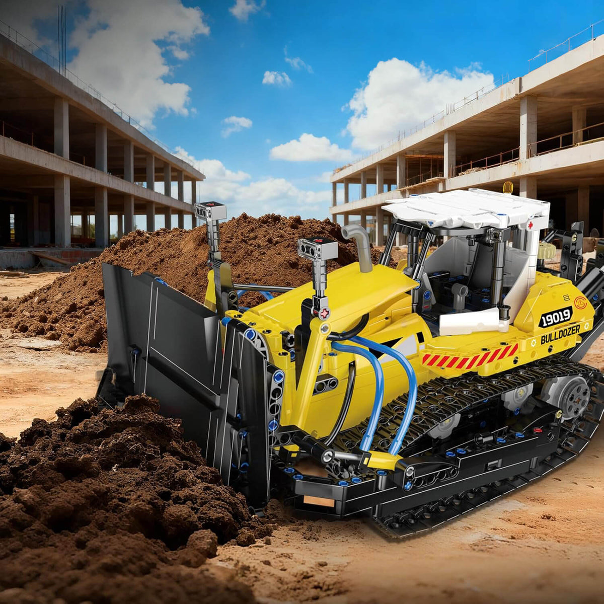Professional Pneumatic Bulldozer | 1199pcs