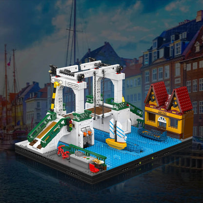 Motorized Nordic Drawbridge | 2065pcs