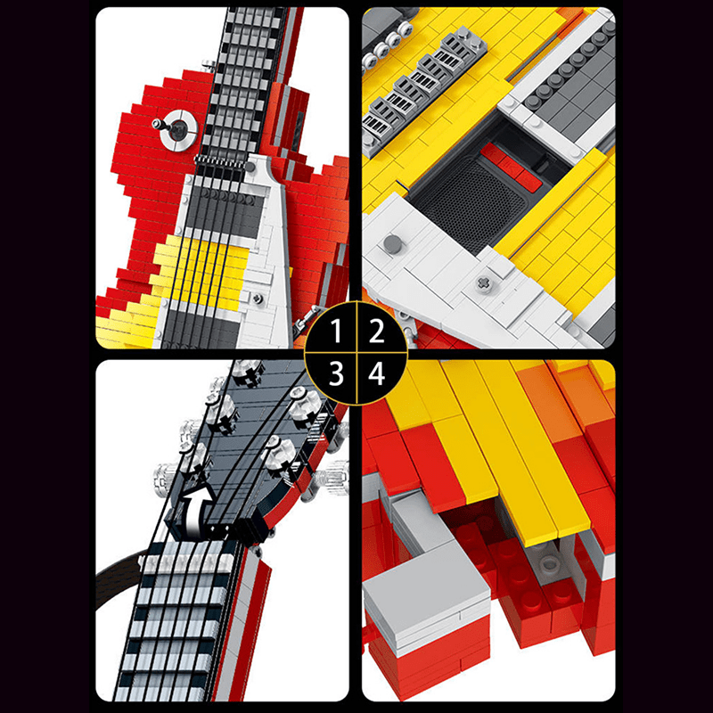 1:1 Scale Electric Guitar | 2501pcs