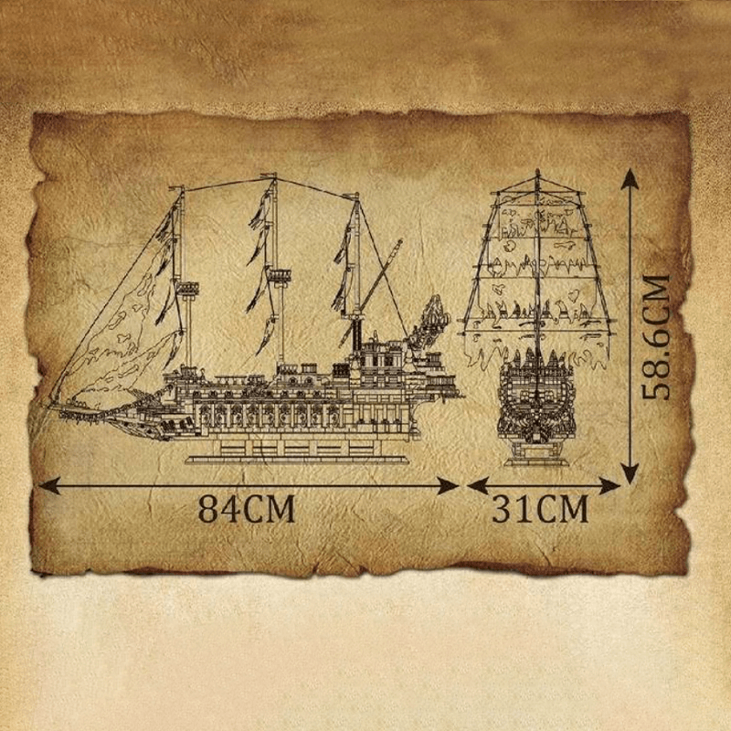 The Ultimate Pirate Ship 4363pcs