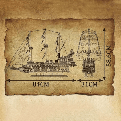 The Ultimate Pirate Ship 4363pcs