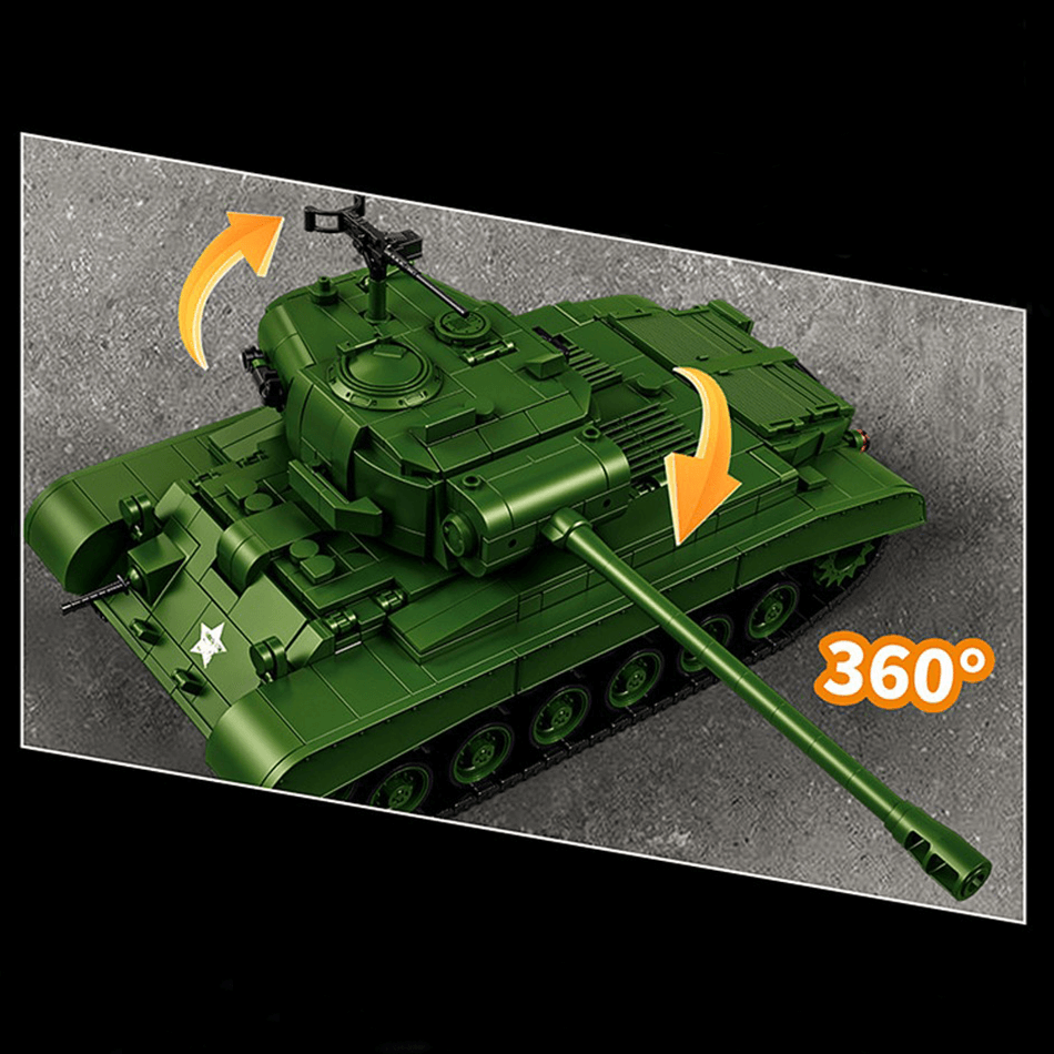M26 Pershing Heavy Tank | 1702pcs