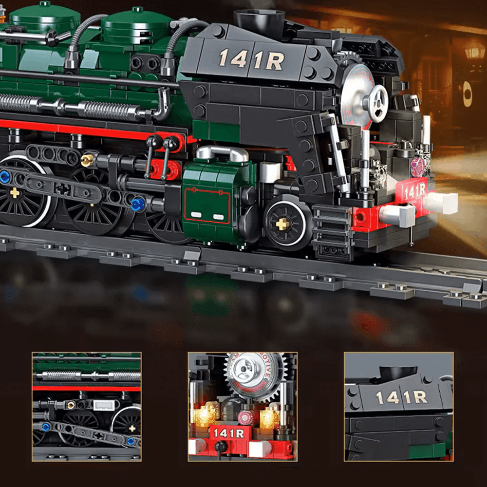 141 R French Steam Locomotive | 1781pcs