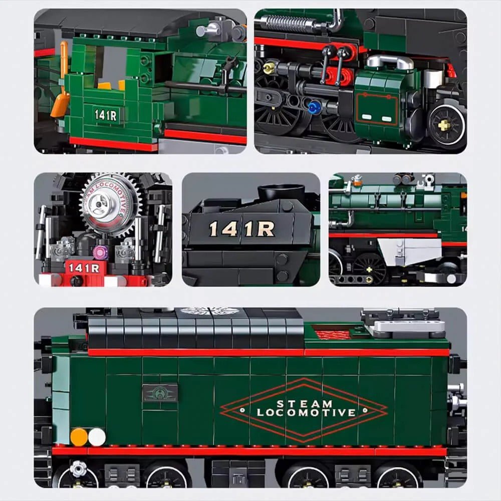 141 R French Steam Locomotive | 1781pcs