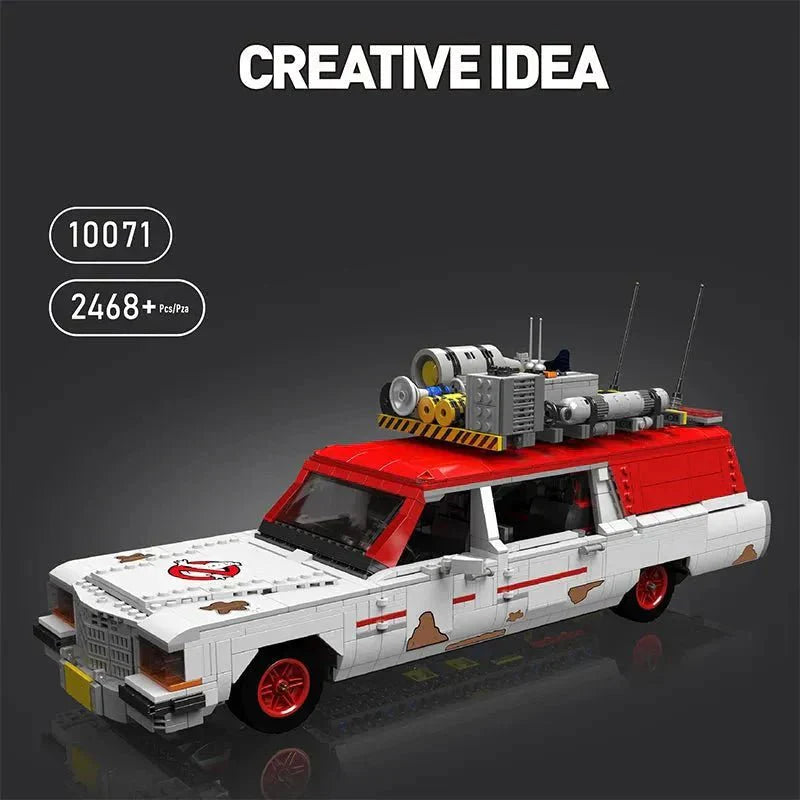 1959 Ecto-1 Classic Ghost Ambulance | 2468pcs
