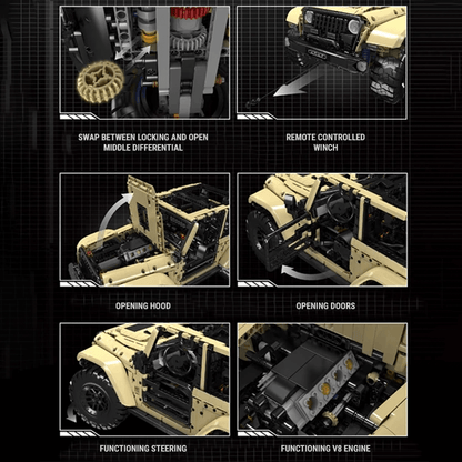 All-Terrain Wrangler Sahara 4x4 | 3620pcs