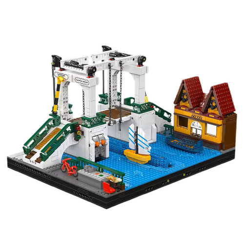 Motorized Nordic Drawbridge | 2065pcs