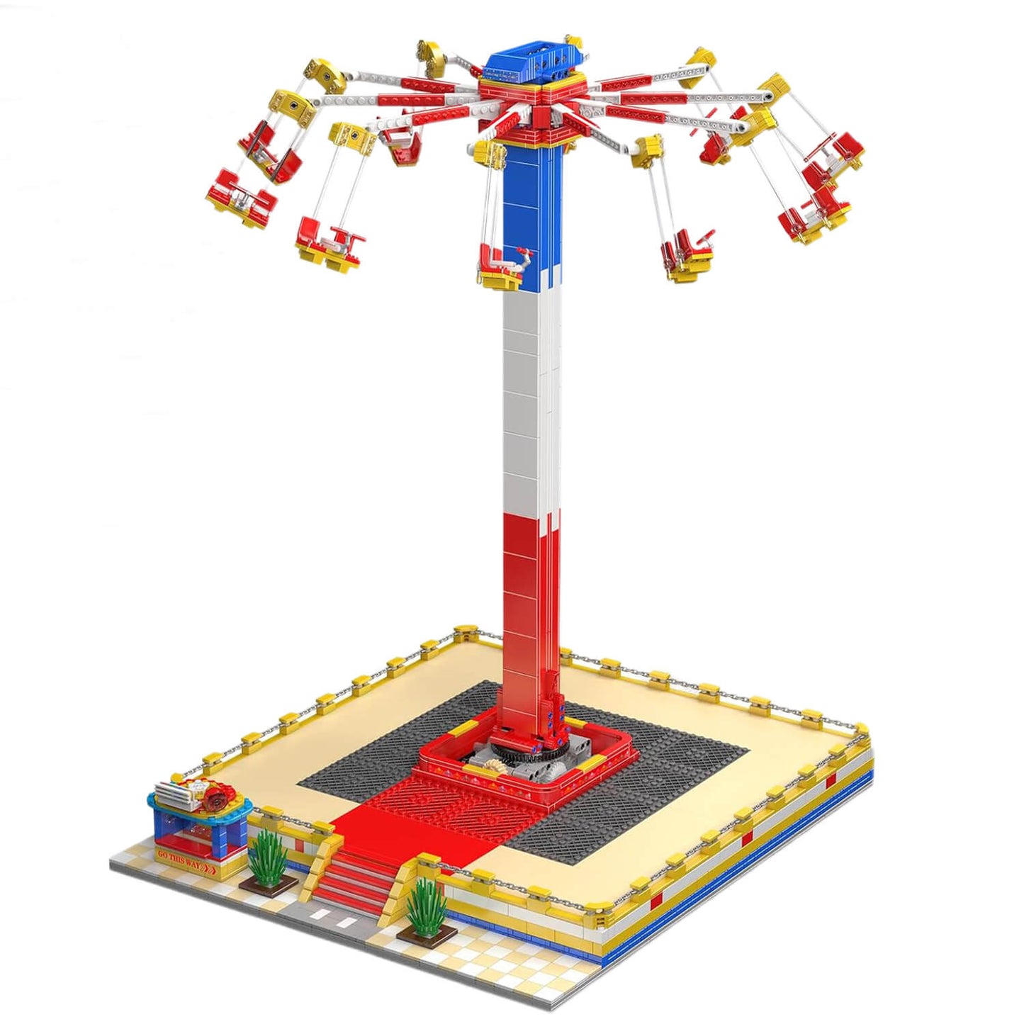 Motorized Swing Carousel | 1580pcs