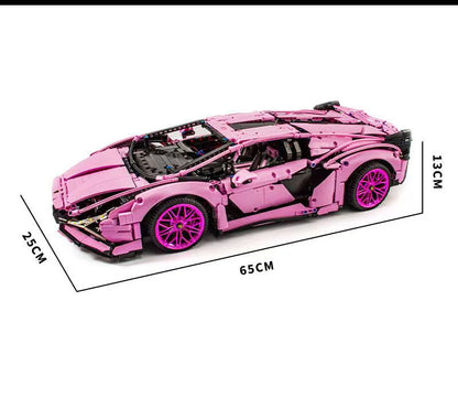 Pink Edition Italian Supercar | 3696pcs