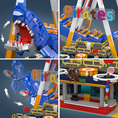 Motorized Shark Swing Ride | 1921pcs