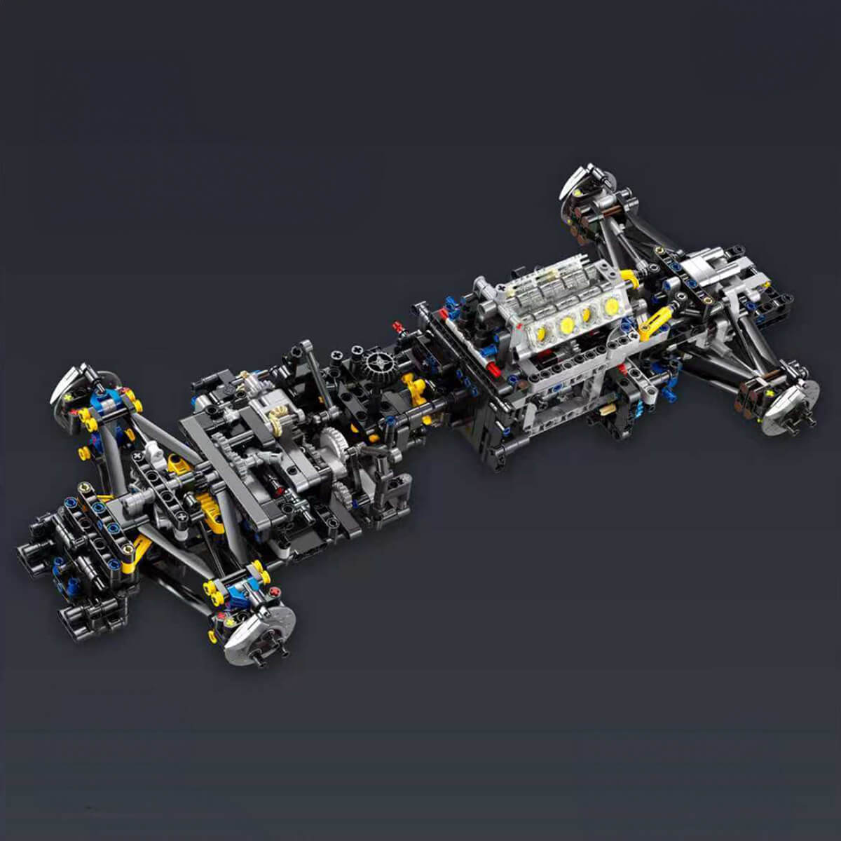 V8 German Hybrid Endurance Prototype 3506pcs