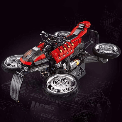 Futuristic Flying Motorcycle | 2223pcs
