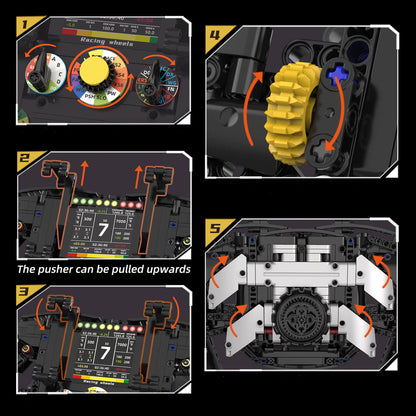 1:1 Grand Prix Steering Wheel 832pcs