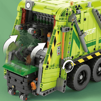 Compression Garbage Truck 1467pcs