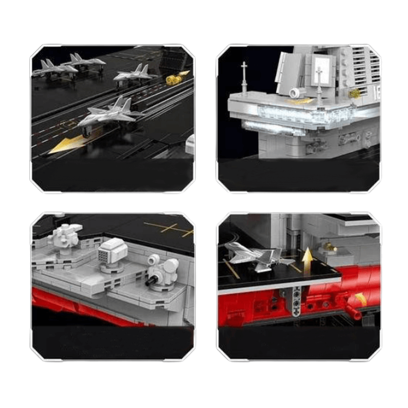 Aircraft Carrier Scale 1:250 | 7017pcs