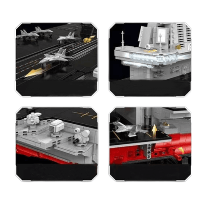 Aircraft Carrier Scale 1:250 | 7017pcs