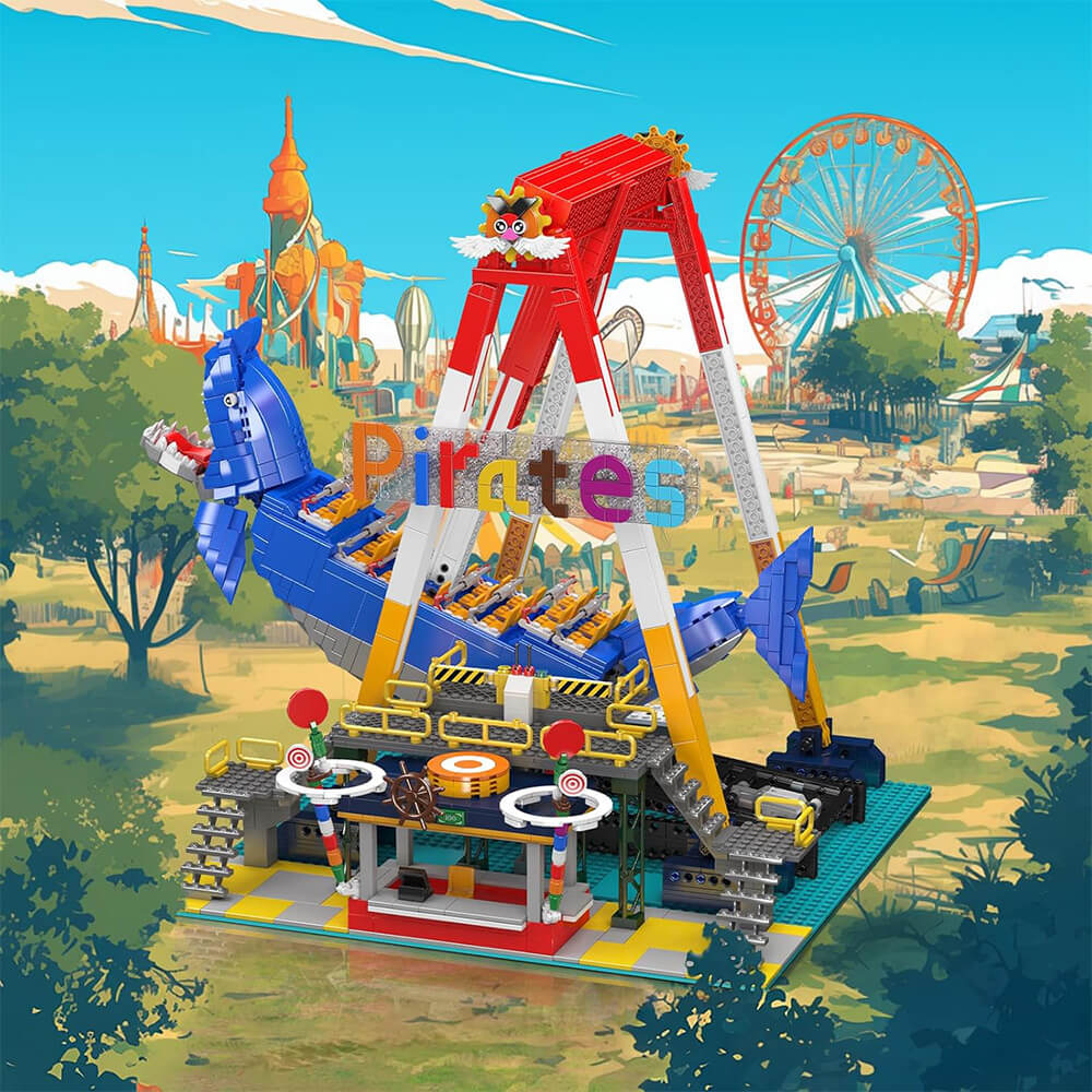 Motorized Shark Swing Ride | 1921pcs