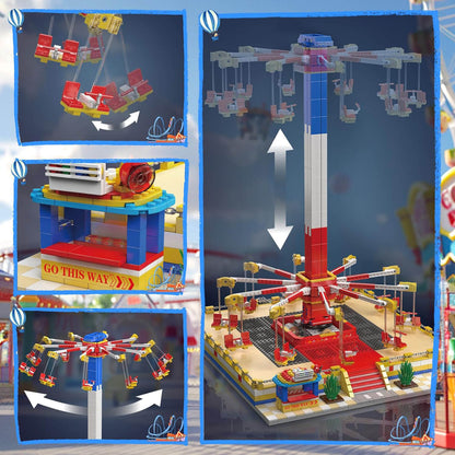Motorized Swing Carousel | 1580pcs