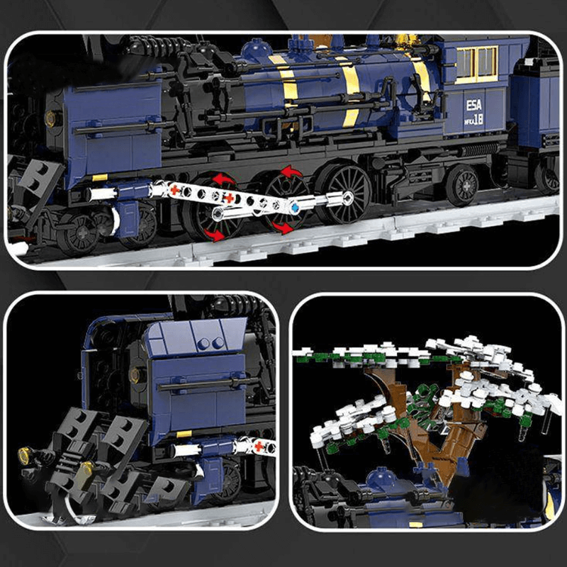 Oriental Steam Train | 1051pcs