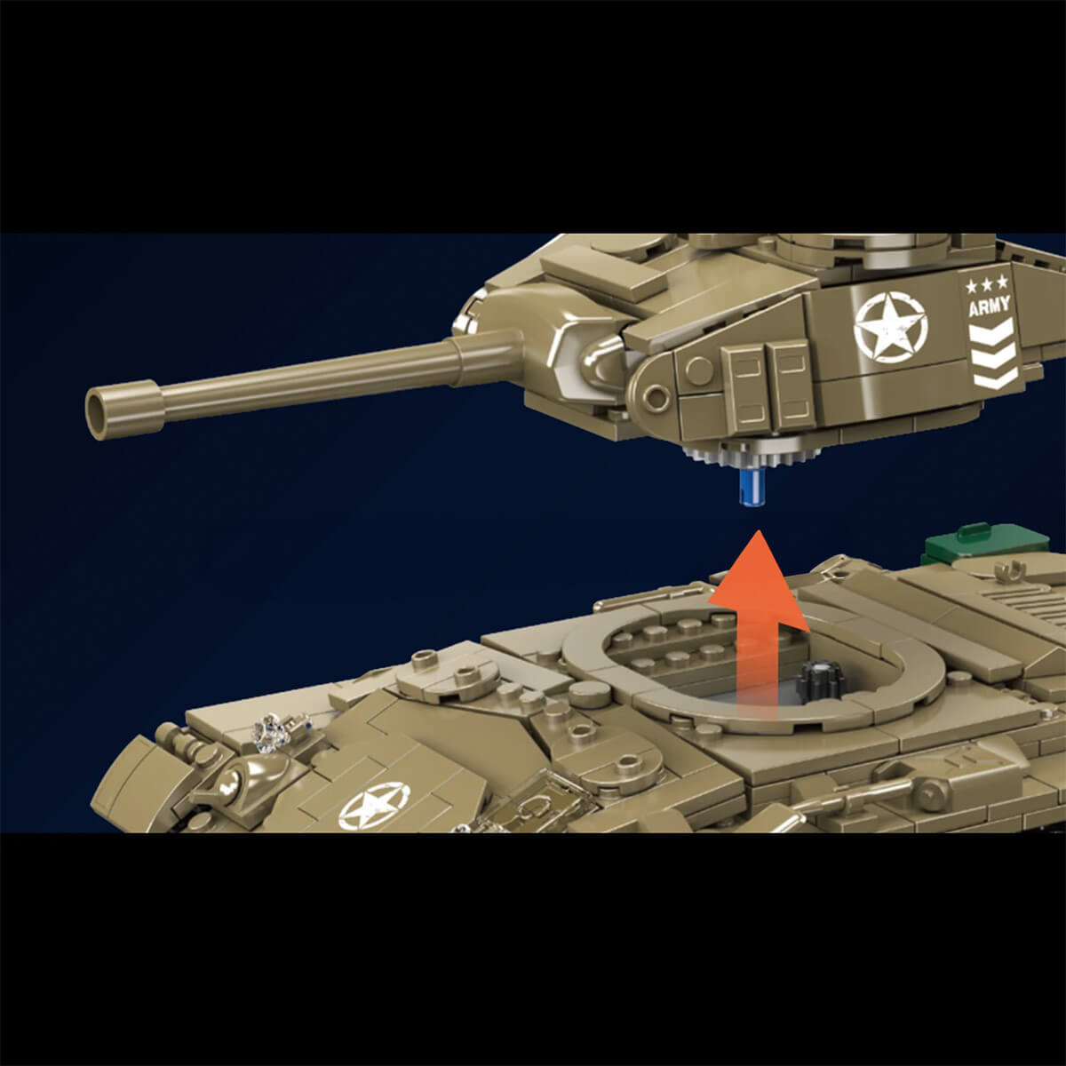 M24 Chaffee Tank Remote Control | 931pcs