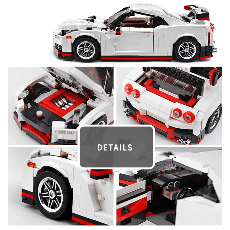 R35 GTR Godzilla White | 1024pcs