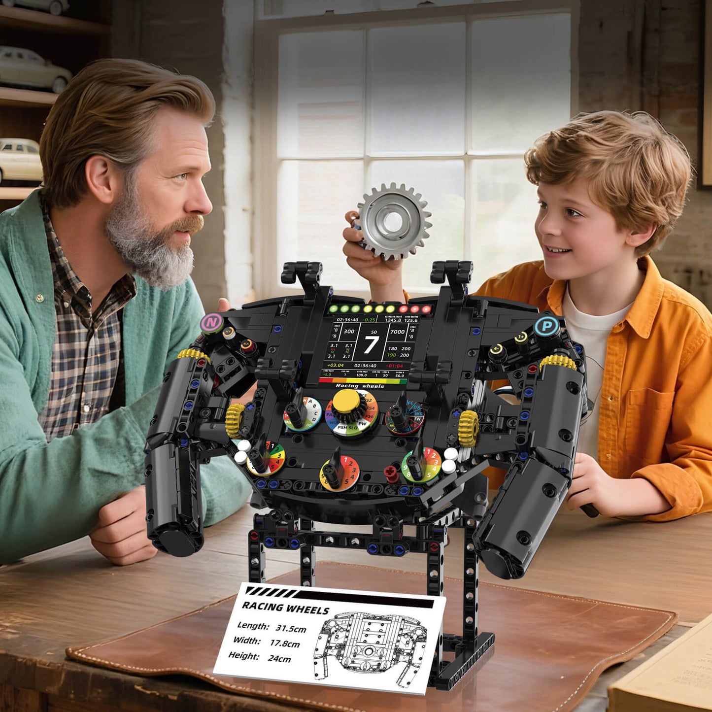 1:1 Grand Prix Steering Wheel 832pcs