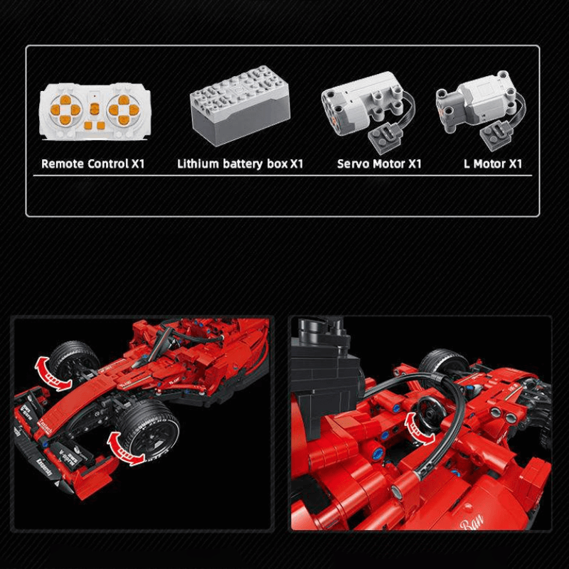Single Seater Competition Race Car | 1391pcs