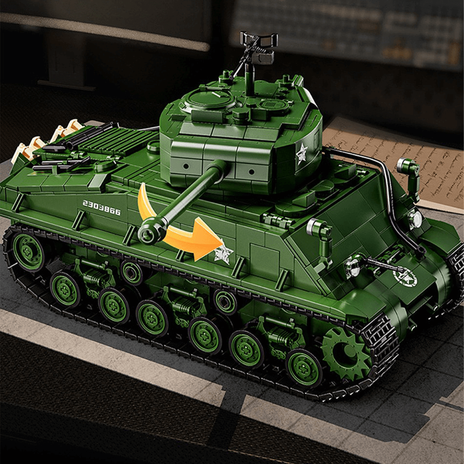 M4 Sherman Battle Tank | 1681pcs