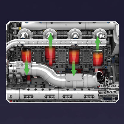 5.5L AMG V8 Engine & Gearbox | 2898pcs