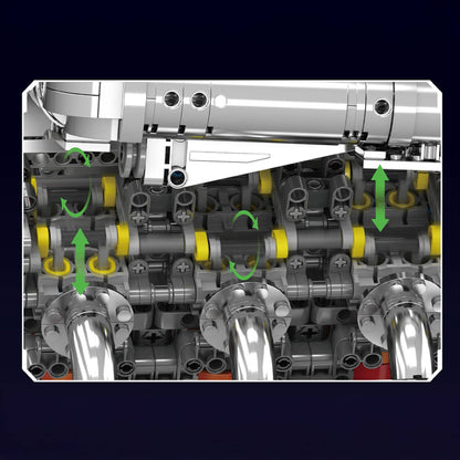 5.5L AMG V8 Engine & Gearbox | 2898pcs