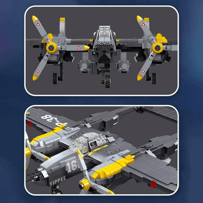 P-38 Lightning Fighter | 936pcs